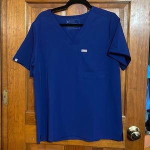 Brand new electric blue figs top